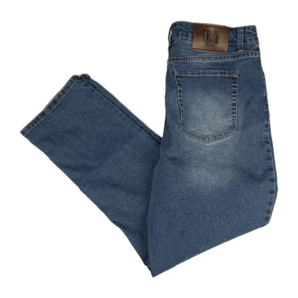 Frye Jeans Womens Size 8/29 Straight Leg‎ High Rise Blue Denim Pants